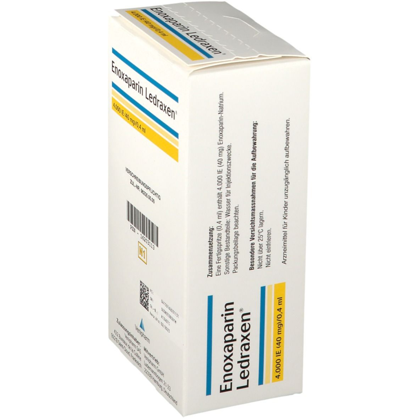 Enoxaparin Ledraxen® 4.000 IE (40 mg)/0.4 ml – Solution for Injection